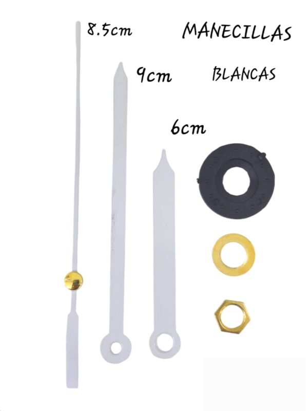 Manecilla blanca recta Mod. 800-127